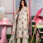 M/BASICS BY MARIA.B SPRING SUMMER ‘26 COLLECTION UNSTITCHED EMBROIDERED LAWN 3 PIECE SUIT MB-CUSV13-06-A