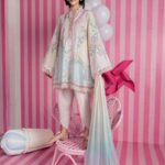 M/BASICS BY MARIA.B SPRING SUMMER ‘26 COLLECTION UNSTITCHED EMBROIDERED LAWN 3 PIECE SUIT MB-CUSV13-07-B