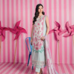 M/BASICS BY MARIA.B SPRING SUMMER ‘26 COLLECTION UNSTITCHED EMBROIDERED LAWN 3 PIECE SUIT MB-CUSV13-09-A