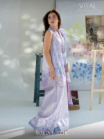 VITAL BY SOBIA NAZIR '26 COLLECTION UNSTITCHED LAWN  V-2B - Image 3