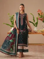 JoJo by Bin Ilyas Unstitched Embroidered Lawn 3 Piece Suit Summer Collection’26 - D-81A