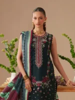 JoJo by Bin Ilyas Unstitched Embroidered Lawn 3 Piece Suit Summer Collection’26 - D-81A - Image 2
