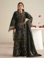 JoJo by Bin Ilyas Unstitched Embroidered Lawn 3 Piece Suit Summer Collection’26 - D-82A