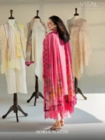 VITAL BY SOBIA NAZIR '26 COLLECTION UNSTITCHED LAWN  V-8A - Image 3