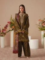 JoJo by Bin Ilyas Unstitched Embroidered Lawn 3 Piece Suit Summer Collection’26 - D-84A