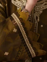JoJo by Bin Ilyas Unstitched Embroidered Lawn 3 Piece Suit Summer Collection’26 - D-84A - Image 3