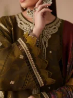 JoJo by Bin Ilyas Unstitched Embroidered Lawn 3 Piece Suit Summer Collection’26 - D-84A - Image 4