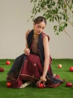 JoJo by Bin Ilyas Unstitched Embroidered Lawn 3 Piece Suit Summer Collection’26 - D-84B - Image 3
