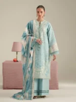 JoJo by Bin Ilyas Unstitched Embroidered Lawn 3 Piece Suit Summer Collection’26 - D-86A