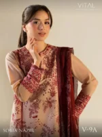 VITAL BY SOBIA NAZIR '26 COLLECTION UNSTITCHED LAWN  V-9A - Image 2