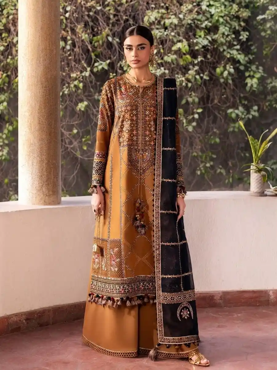 D5 Shahkaar by Jazmín LUXURY EID LAWN SS'26 ARTICLE NO: SI 26-D05 - Image 1