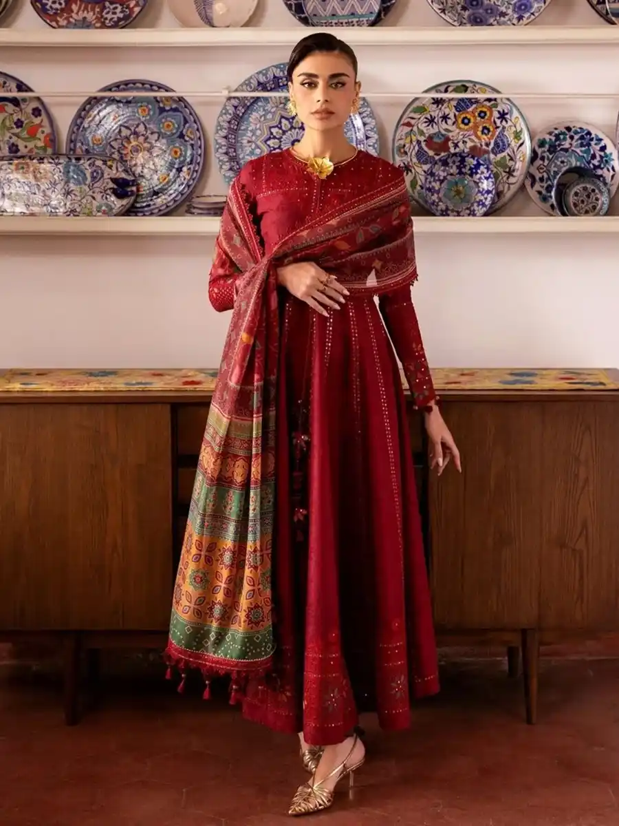 D6 Shahkaar by Jazmín LUXURY EID LAWN SS'26 ARTICLE NO: SI 26-D06 - Image 1