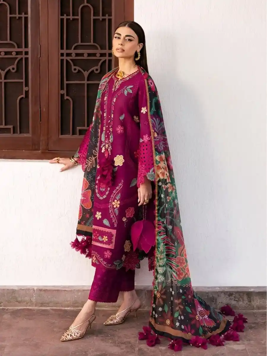 DDDD1 Shahkaar by Jazmín LUXURY EID LAWN SS'26 ARTICLE NO: SI 26-D01 - Image 1