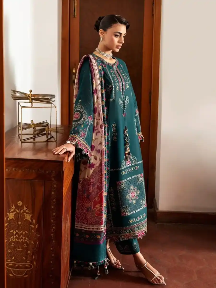 DDDD10 Shahkaar by Jazmín LUXURY EID LAWN SS'26 ARTICLE NO: SI 26-D10 - Image 1